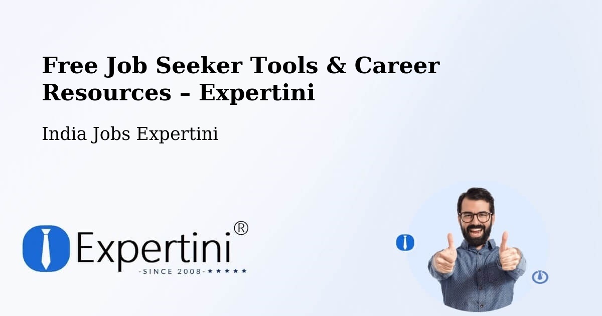 Free Job Seeker Tools & Career Resources – Kosigi - Kosigi, India Jobs Expertini