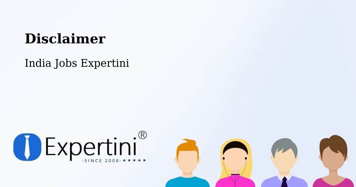 Disclaimer – Kosigi - India Jobs Expertini